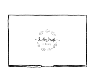 Handgezeichnetes Bild der Box mit Logo