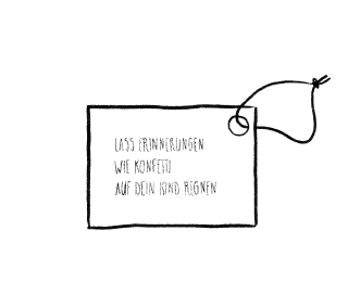 Handgezeichnetes Bild eines Anhängers