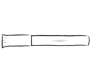Handgezeichnetes Bild eines Kugelschreibers